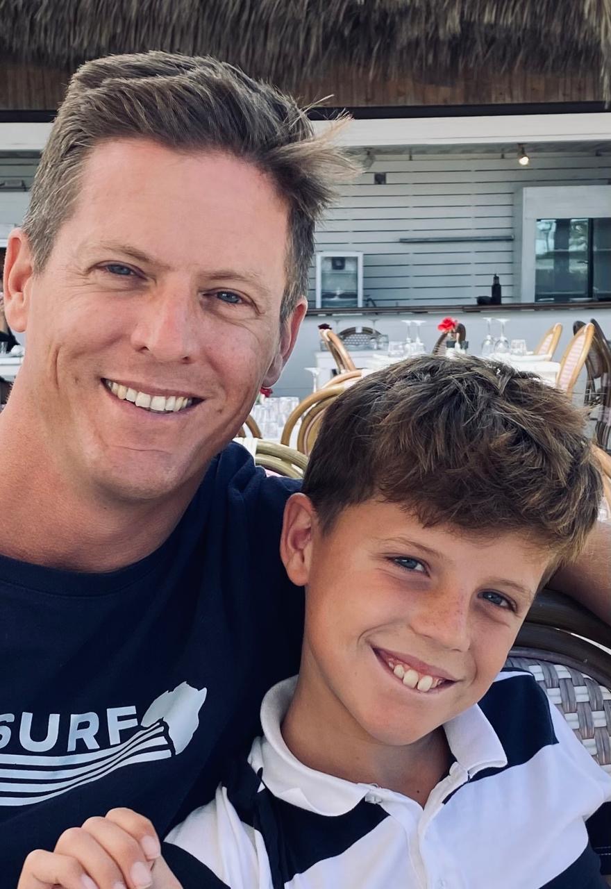 Founder of Site Sorted with his son